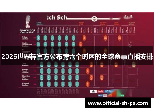2026世界杯官方公布跨六个时区的全球赛事直播安排